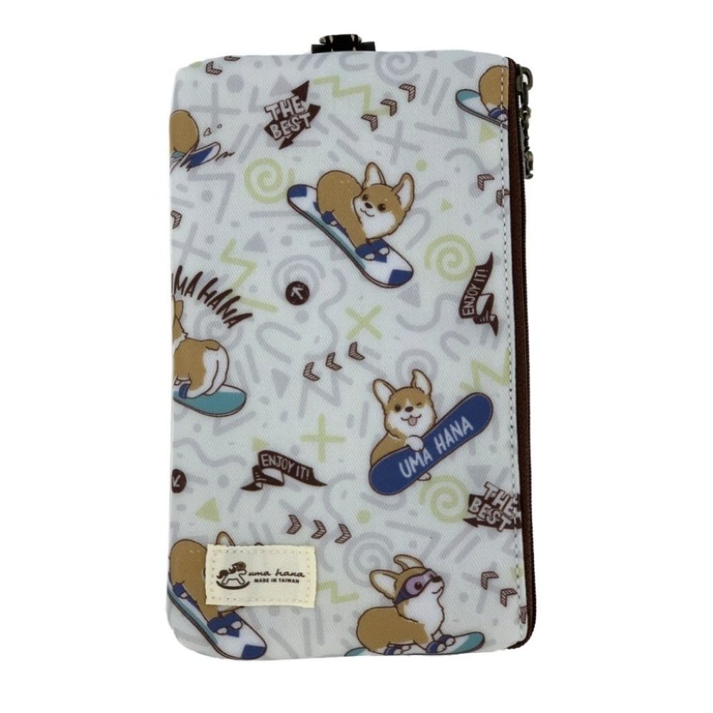 Waterproof Corgi Phone Case Pouch W/ Neck Strap - Picture 2 of 11